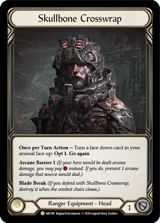 Skullbone Crosswrap [U-ARC041] (Arcane Rising Unlimited) Unlimited Rainbow Foil