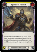 Spellblade Assault (Yellow) [U-ARC086] (Arcane Rising Unlimited) Unlimited Rainbow Foil