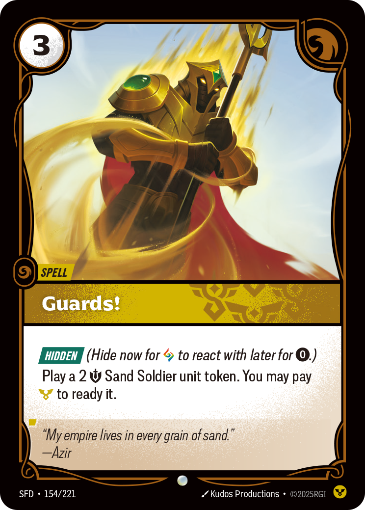 front of card Guards! [Spiritforged] 154/221