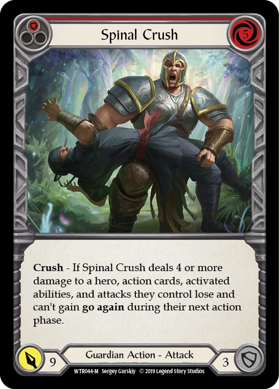 Spinal Crush [WTR044-M] (Welcome to Rathe) Alpha Print Rainbow Foil