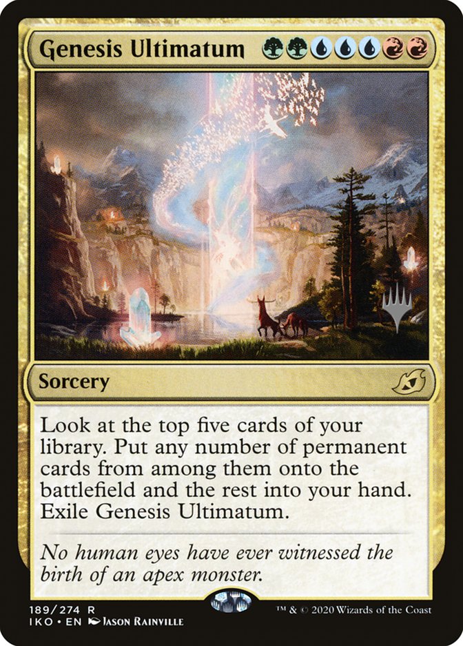 Genesis Ultimatum (Promo Pack) [Ikoria: Lair of Behemoths Promo Pack]