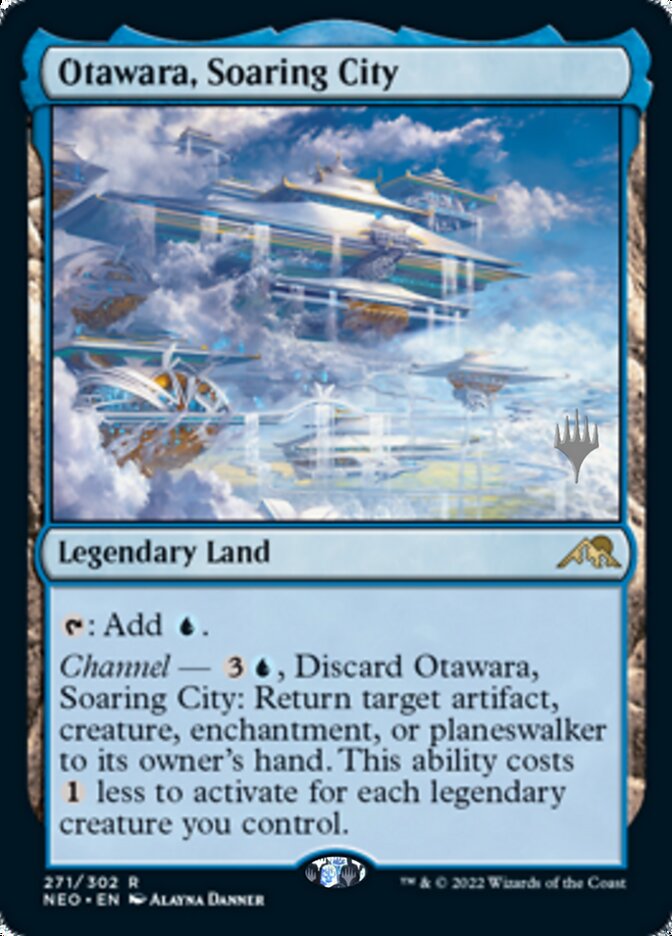 Otawara, Soaring City (Promo Pack) [Kamigawa: Neon Dynasty Promo Pack]