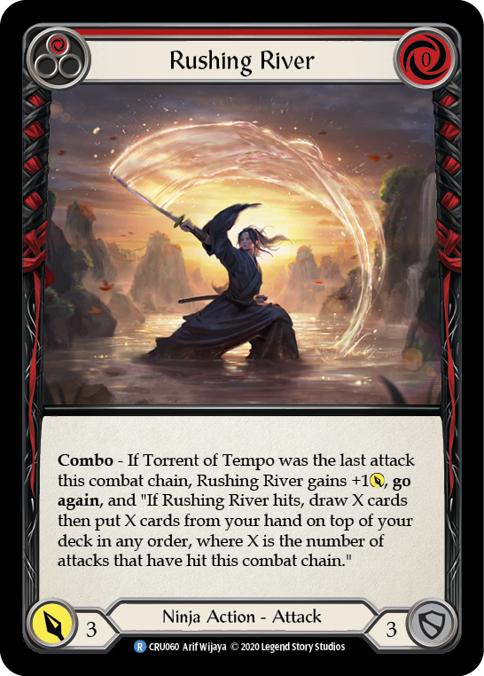Rushing River (Red) [CRU060] (Crucible of War) 1st Edition Normal