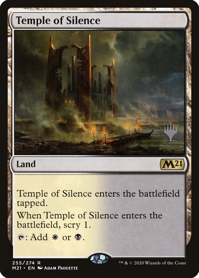 Temple of Silence (Promo Pack) [Core Set 2021 Promo Pack]