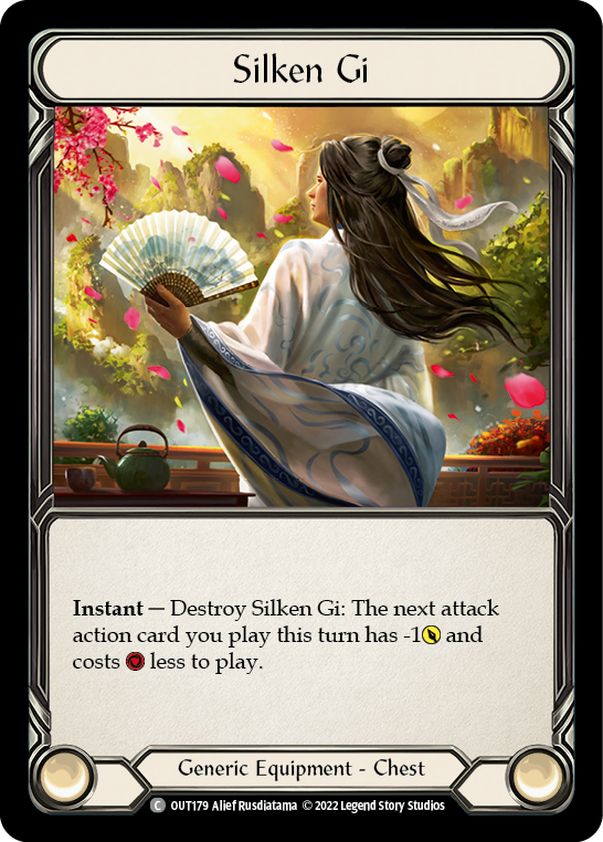 Silken Gi [OUT179] (Outsiders) Cold Foil