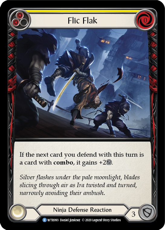 Flic Flak (Yellow) [U-WTR093] (Welcome to Rathe Unlimited) Unlimited Rainbow Foil