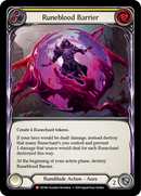 Runeblood Barrier [CRU144] (Crucible of War) 1st Edition Rainbow Foil
