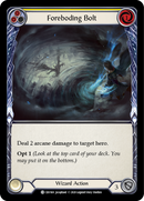 Foreboding Bolt (Yellow) [CRU169] (Crucible of War) 1st Edition Rainbow Foil