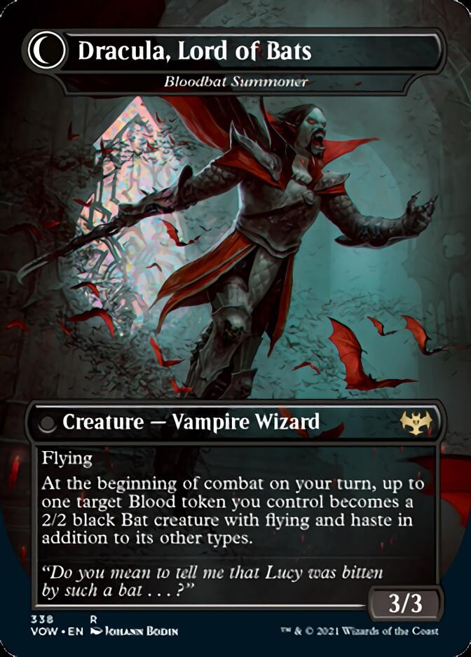 Dracula, Lord of Blood // Dracula, Lord of Bats - Voldaren Bloodcaster // Bloodbat Summoner [Innistrad: Crimson Vow]