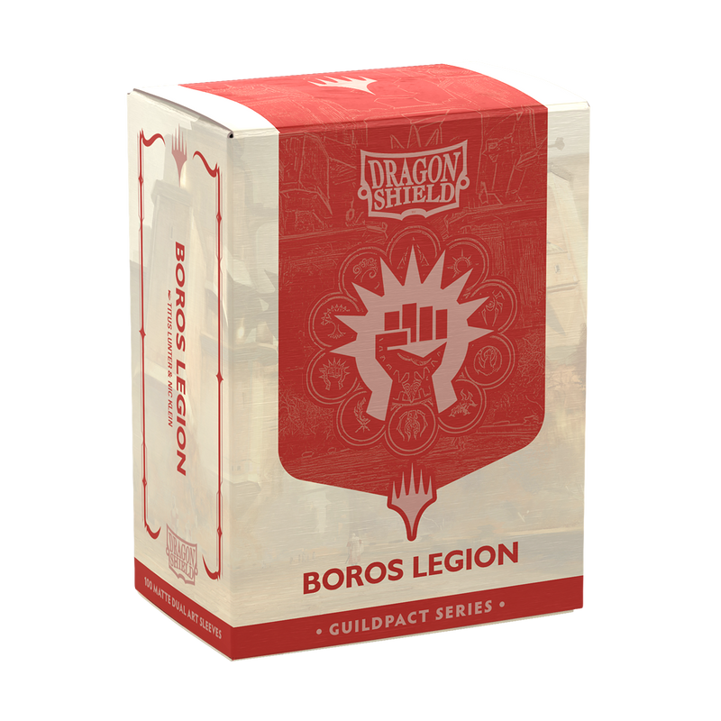 Dragon Shield: Standard 100ct Dual Matte Art Sleeves - Boros Legion