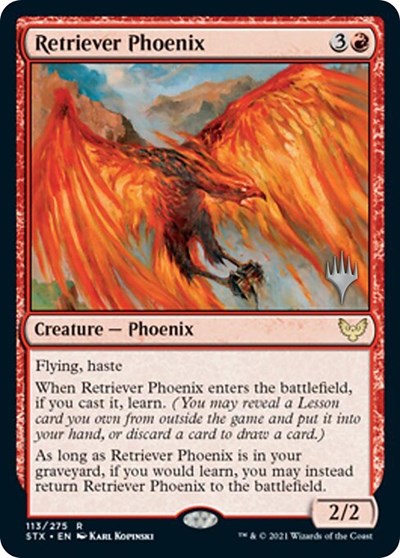 Retriever Phoenix (Promo Pack) [Strixhaven: School of Mages Promo Pack]