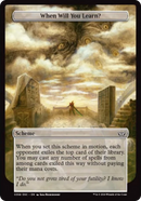 (Oversized Scheme) When Will You Learn? (Full Art) [Duskmourn: Archenemy]