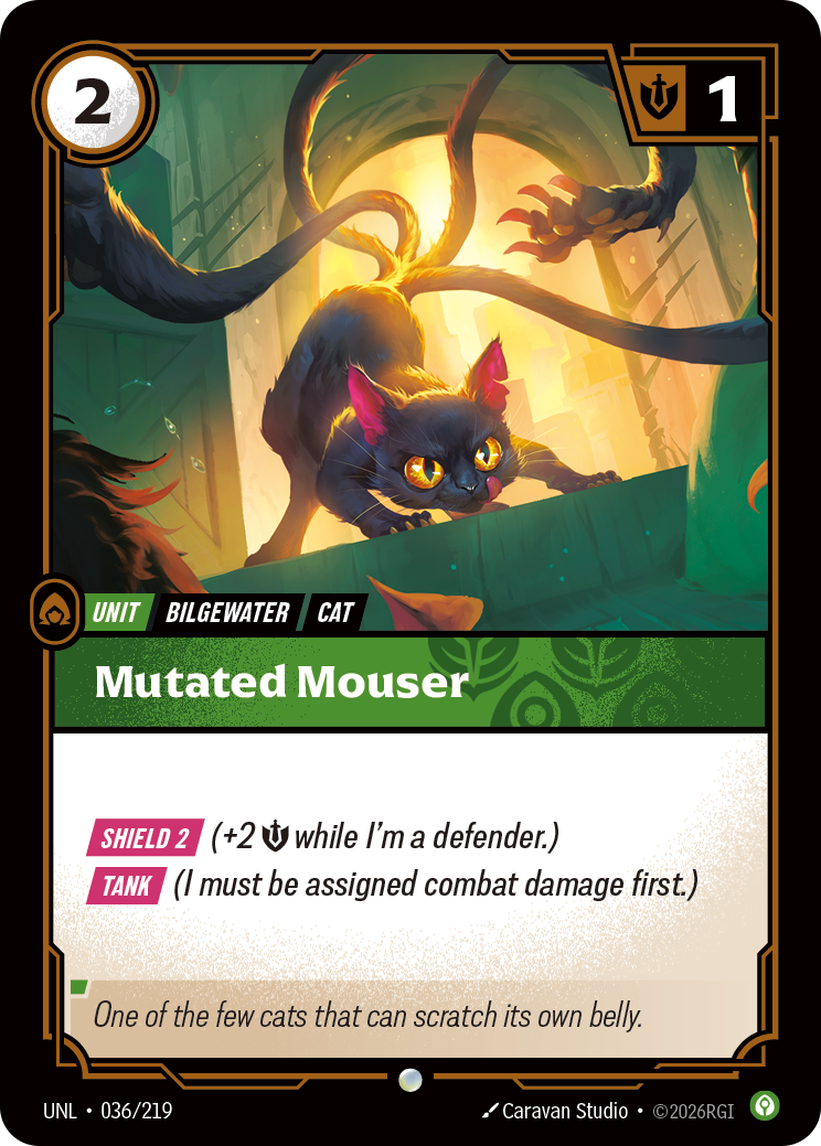 front of card Mutated Mouser [Unleashed] 036/219