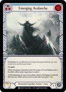 Emerging Avalanche (Blue) [ELE027] (Tales of Aria) 1st Edition Rainbow Foil