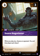 front of card Suave Negotiator [Radiance] 099/167