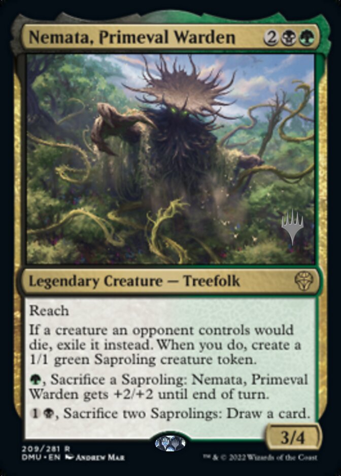 Nemata, Primeval Warden (Promo Pack) [Dominaria United Promo Pack]