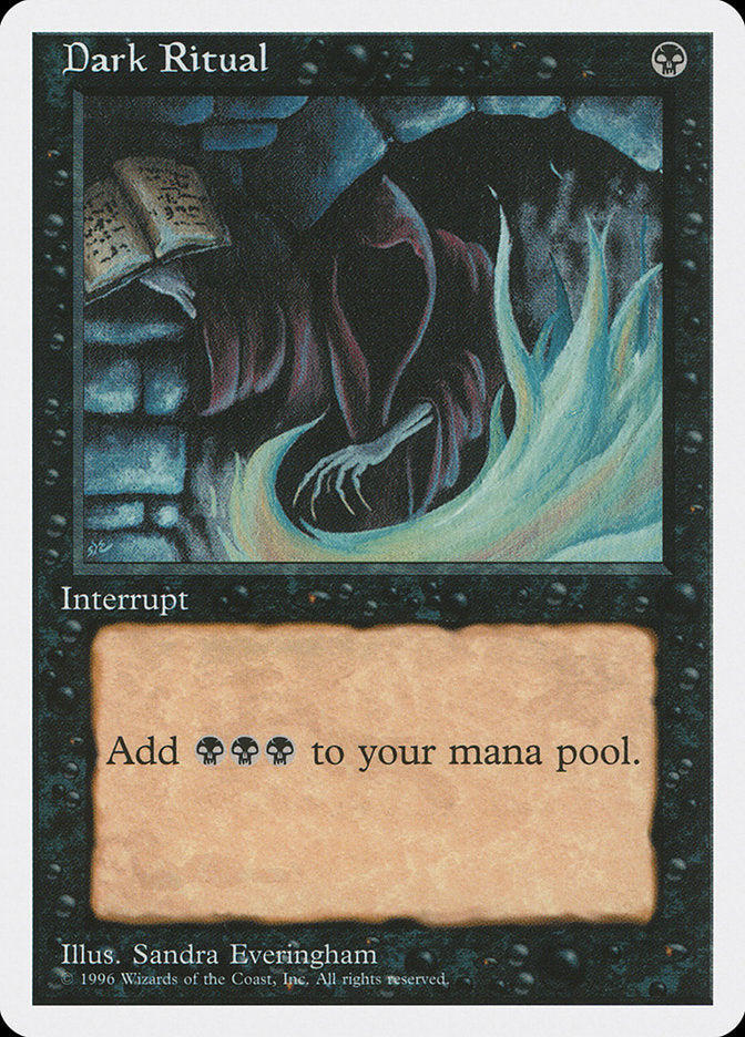 Dark Ritual (4th Ed 1996 Dated) [Introductory Two-Player Set]