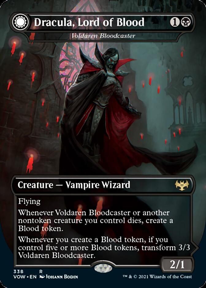 Dracula, Lord of Blood // Dracula, Lord of Bats - Voldaren Bloodcaster // Bloodbat Summoner [Innistrad: Crimson Vow]