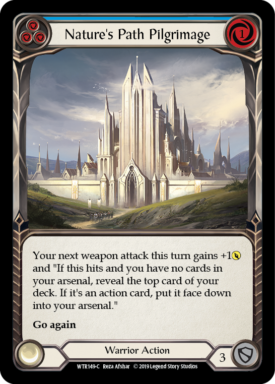 Nature's Path Pilgrimage (Blue) [WTR149-C] (Welcome to Rathe) Alpha Print Normal