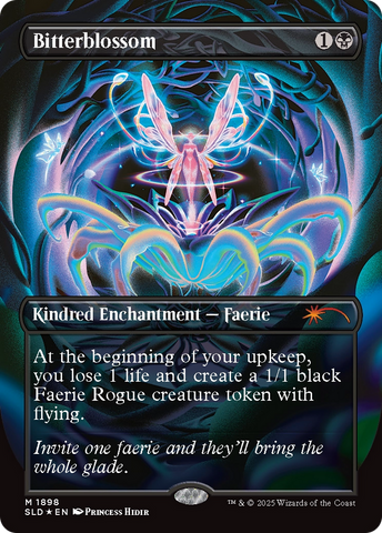 Bitterblossom (1898) (Double Rainbow Foil) [Secret Lair Drop Series]