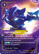 front of card Lightning Rush [Vendetta] 156/166