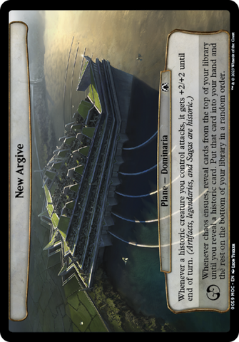 (Oversized Plane) New Argive [March of the Machine Commander Planes]