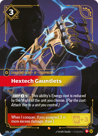 front of card Hextech Gauntlets [Unleashed] 188/219