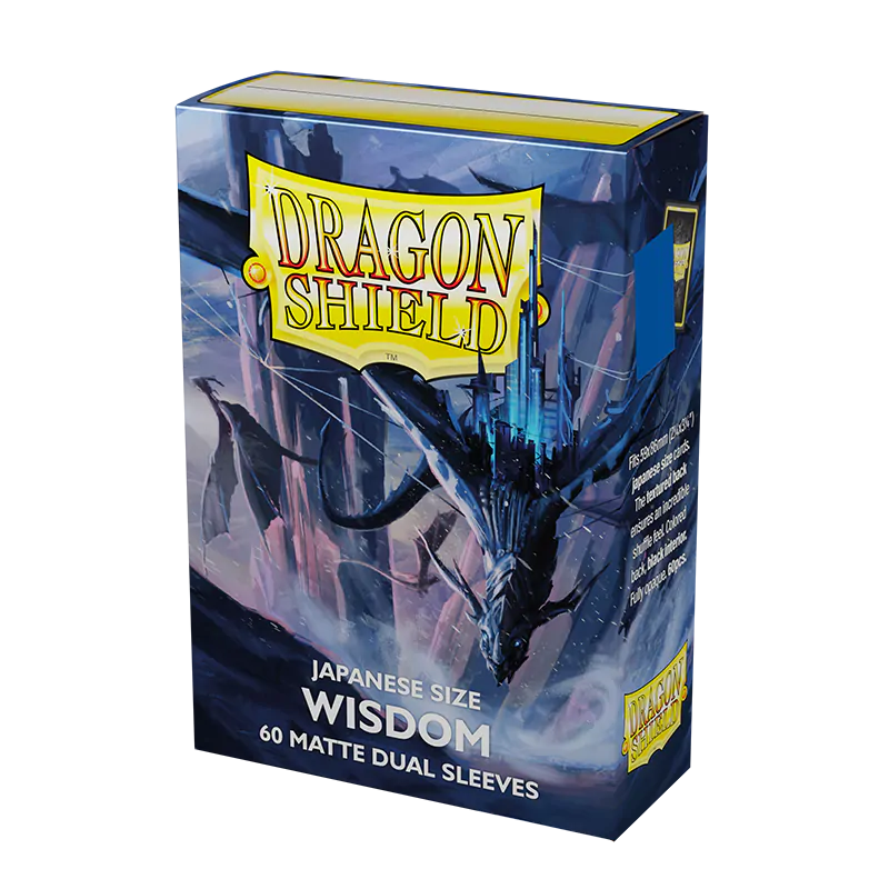 Dragon Shield: Japanese Size 60ct Sleeves - Wisdom (Dual Matte)