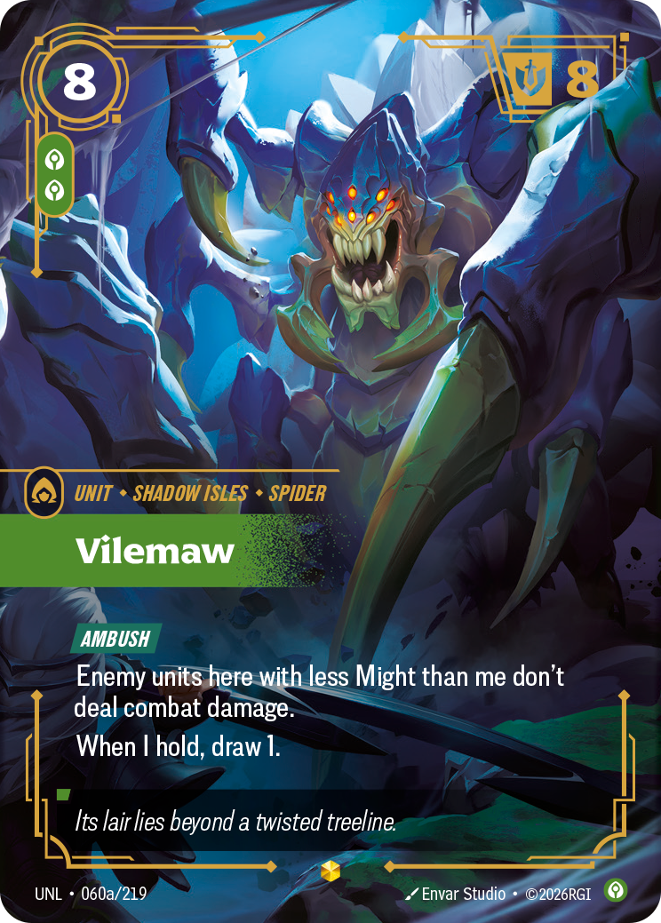 front of card Vilemaw (Alternate Art) [Unleashed] 060a/219