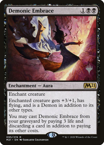 Demonic Embrace (Promo Pack) [Core Set 2021 Promo Pack]