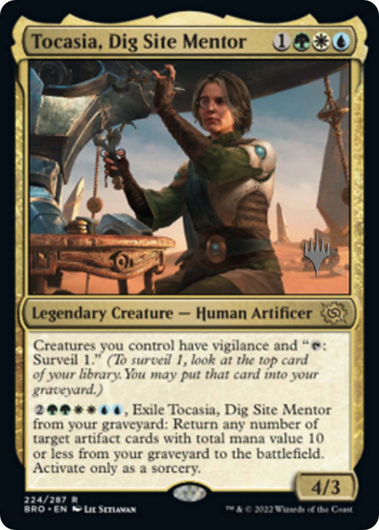 Tocasia, Dig Site Mentor (Promo Pack) [The Brothers' War Promo Pack]