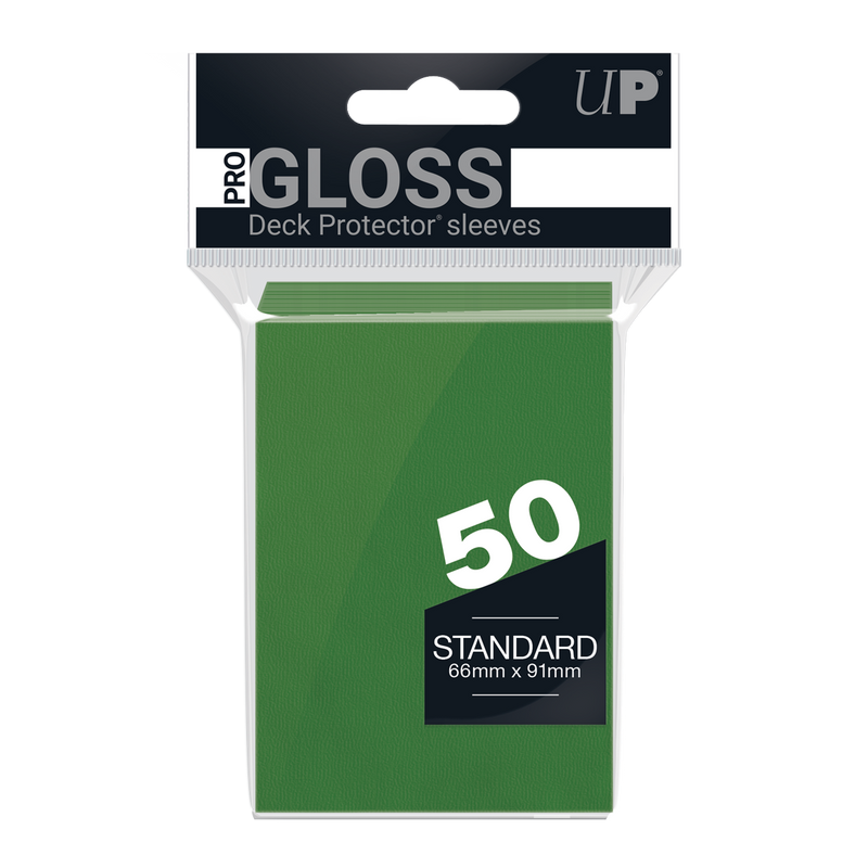 Ultra PRO: Standard 50ct Sleeves - PRO-Gloss (Green)