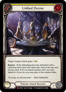 Unified Decree [CRU083] (Crucible of War) 1st Edition Normal