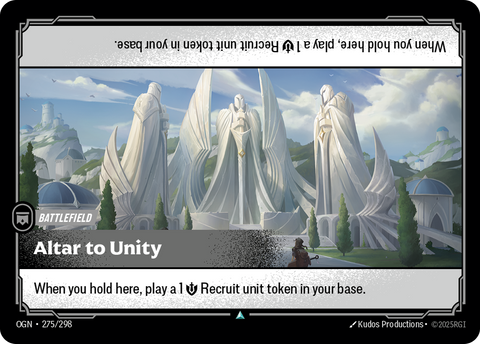 front of card Altar to Unity [Origins] #275