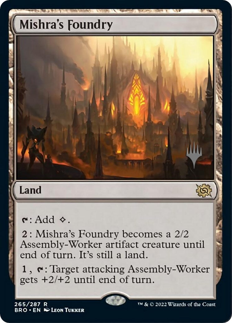 Mishra's Foundry (Promo Pack) [The Brothers' War Promo Pack]