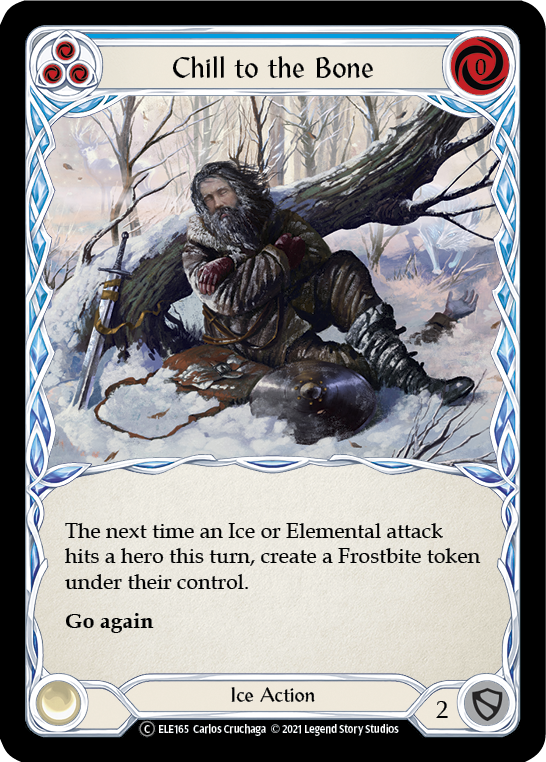 Chill to the Bone (Blue) [U-ELE165] (Tales of Aria Unlimited) Unlimited Normal