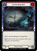 Foreboding Bolt (Red) [U-CRU168] (Crucible of War Unlimited) Unlimited Normal
