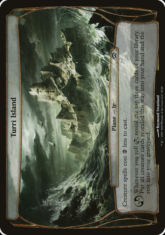 (Oversized Plane) Turri Island [Planechase]