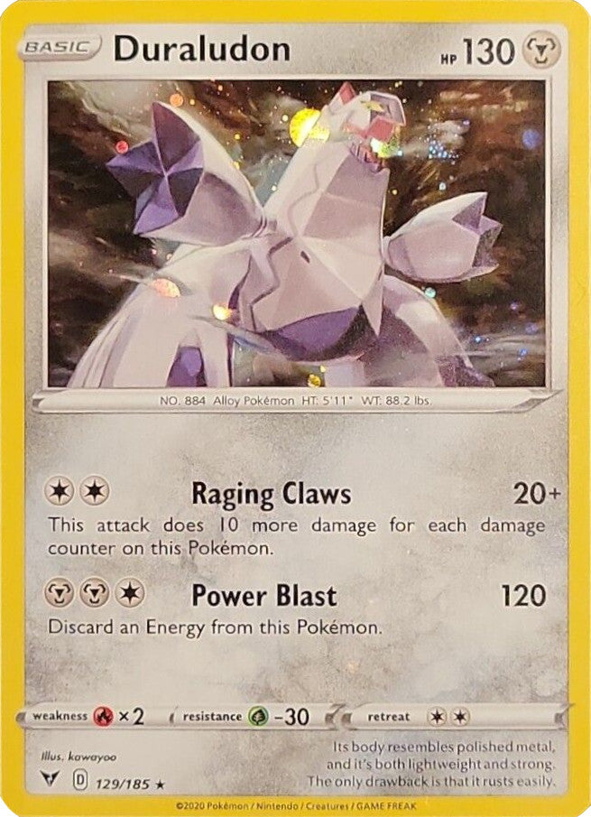 Duraludon (129/185) (Cosmos Holo) (Sword & Shield: Vivid Voltage) [Theme Deck Exclusive]