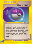Master Ball (143/165) [Expedition: E-Card Base Set]