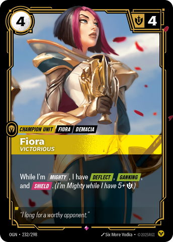 front of card Fiora, Victorious [Origins] #232