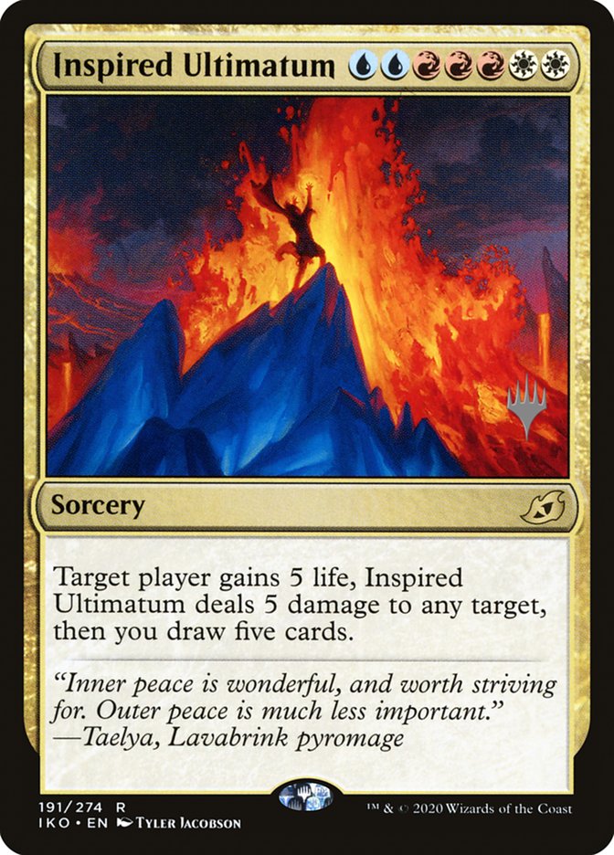 Inspired Ultimatum (Promo Pack) [Ikoria: Lair of Behemoths Promo Pack]