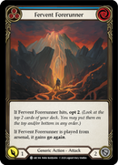 Fervent Forerunner (Blue) [U-ARC184] (Arcane Rising Unlimited) Unlimited Rainbow Foil