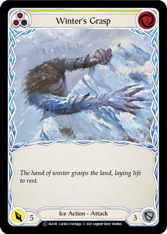 Winter's Grasp (Yellow) [U-ELE161] (Tales of Aria Unlimited) Unlimited Normal