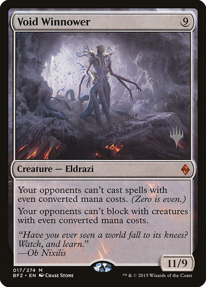 Void Winnower (Promo Pack) [Battle for Zendikar Promo Pack]