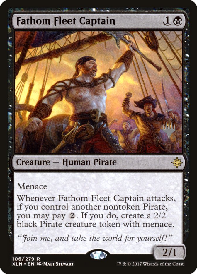 Fathom Fleet Captain (Promo Pack) [Ixalan Promo Pack]