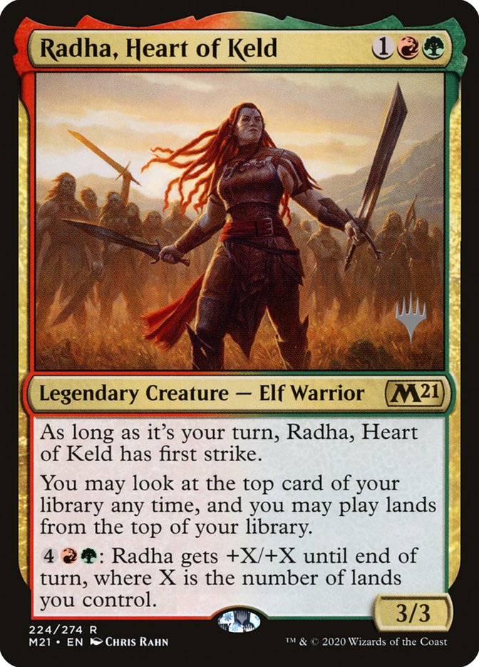 Radha, Heart of Keld (Promo Pack) [Core Set 2021 Promo Pack]