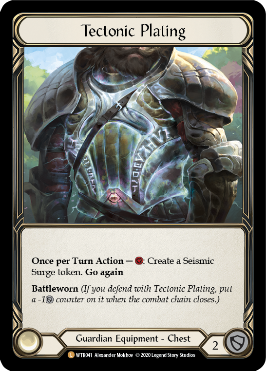 Tectonic Plating [U-WTR041] (Welcome to Rathe Unlimited) Unlimited Rainbow Foil