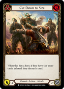 Cut Down to Size (Blue) [OUT203] (Outsiders) Rainbow Foil