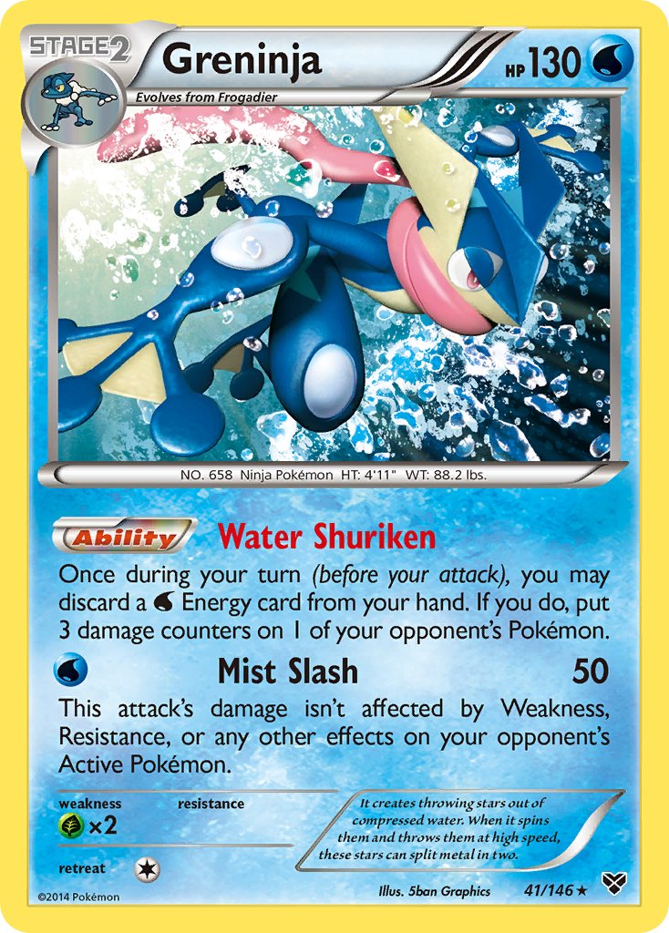 Greninja (41/146) (Cosmos Holo) (Blister Exclusive) (XY: Base Set) [Theme Deck Exclusive]
